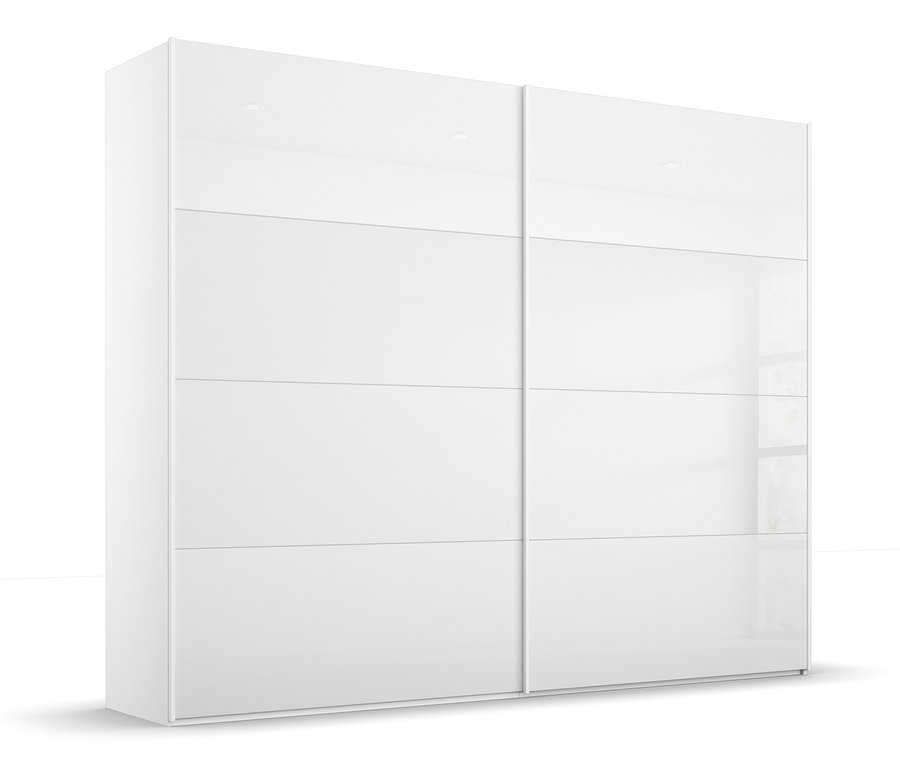 Weißer Rauch BLACK 20UP Schwebetürenschrank »Basic« mit zwei Türen.