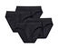 Vier schwarze Slips.