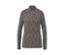 Ein bedrucktes Blusenshirt mit Stehkragen und Leopardenmuster.