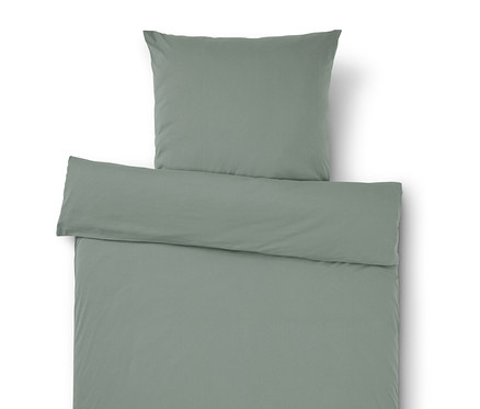 Jersey-Bettwäsche, grün, Normalgröße