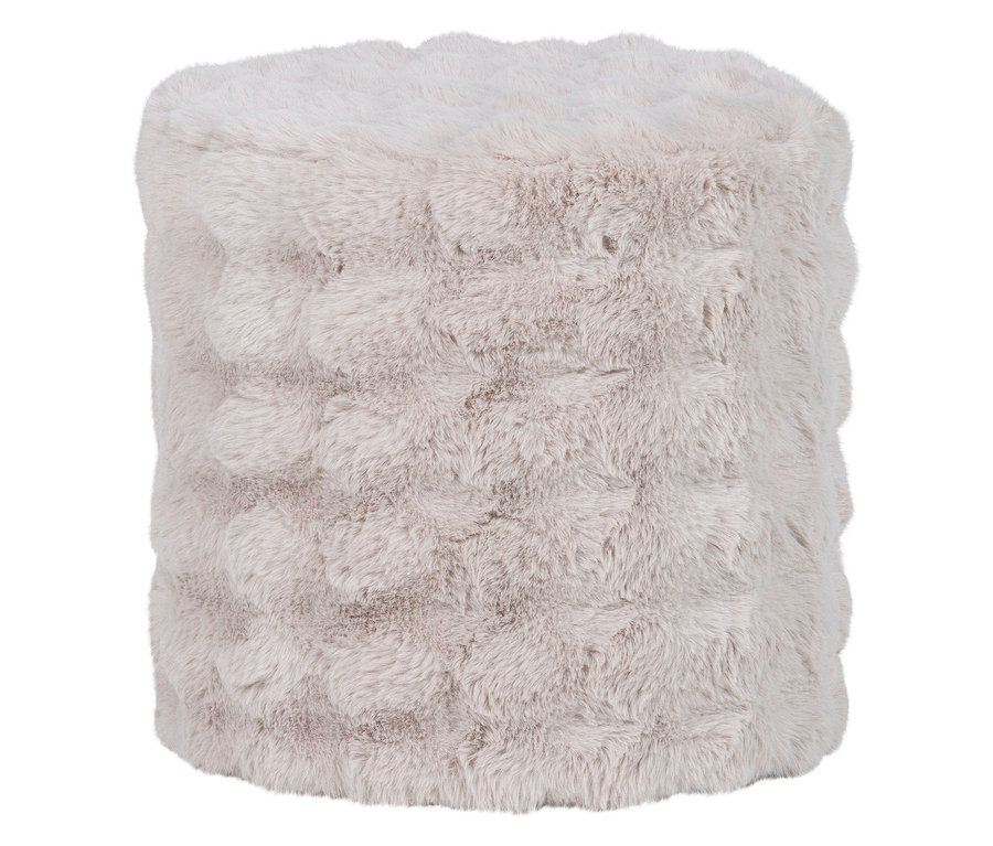 Der naturfarbene, hohe WOOOD Hocker »Olven« steht vor einem weißen Hintergrund.