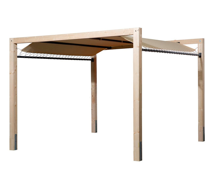 WEKA Gartenoase »235« mit beige Beschattung.