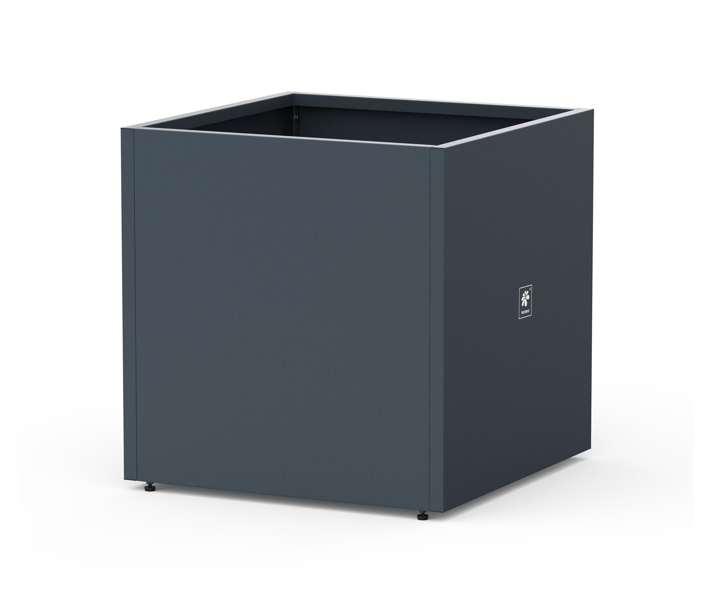 Herstera Pflanzkasten, ca. 70 x 70 x 70 cm, anthrazit.