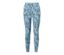 1 Seite hellblau, 1 Seite mit blauem Alloverprint