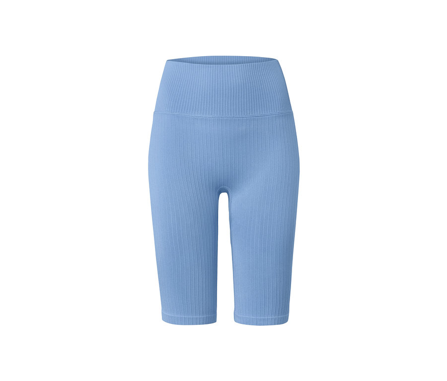 Hellblaue Seamless-Sportradler.