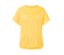 Gelbes Blusenshirt mit Stickerei.