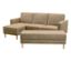 Federkern-Eckschlafsofa »Just More« mit Stauraumbank, sahara.
