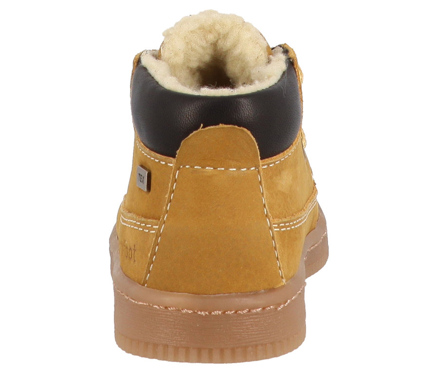 Detailansicht der Rückseite des LURCHI »Fleximo Barefoot-TEX«.