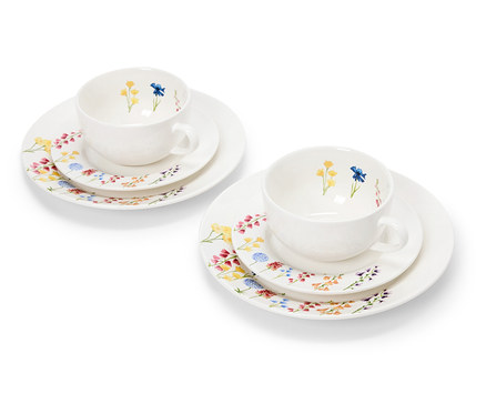 6-teiliges Kaffeegedeck