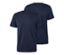 2 T-Shirts mit Merinowolle. blau - Dunkelblau