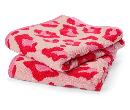 2 Premium-Handtücher, Leo