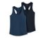 2 Sport-Tops, blau und dunkelblau - blau und dunkelblau