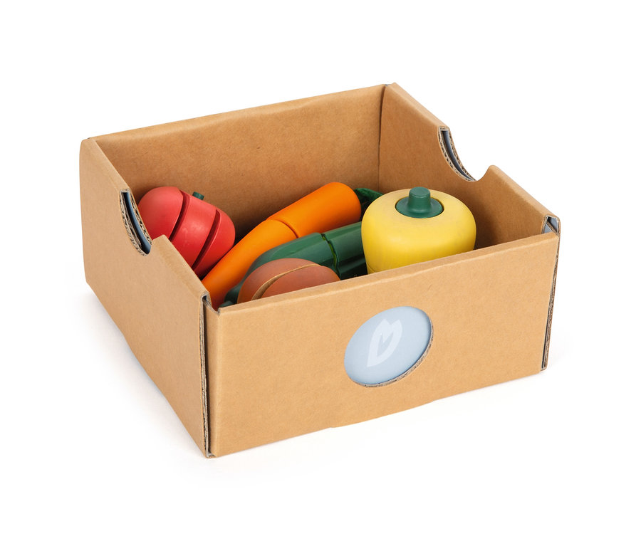 Kiste mit small foot Gemüse- und Nudel-Set »fresh«.