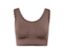 Ein Seamless-Bustier in Nougat mit Spitzendetails.