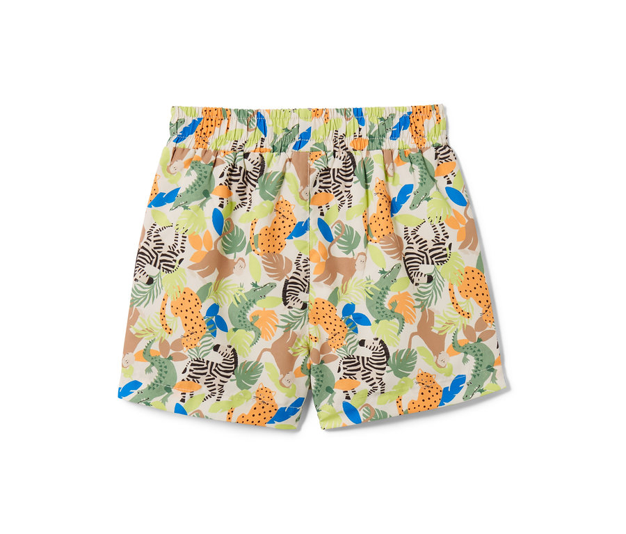 Boardshorts mit Tiermuster.