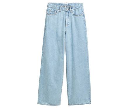 Tom Tailor Wide Leg Jeans, clean bleached blue denim