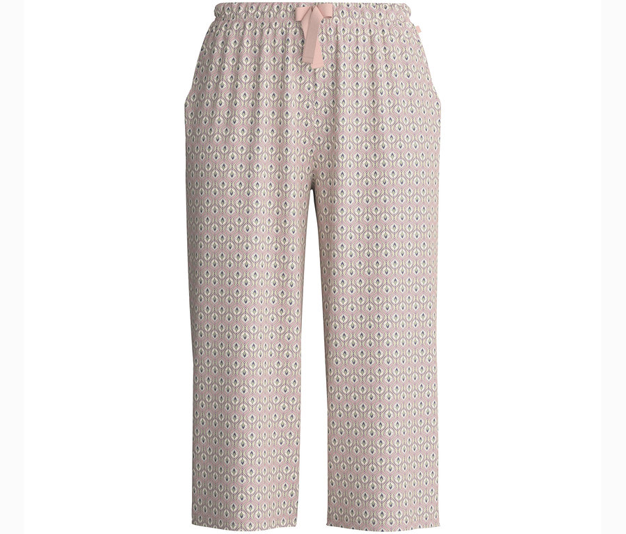 Die Calida »Favorites Arts« 3/4-Hose mit Muster und Schleife am Bund ist zu sehen.