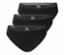 Drei schwarze SCHIESSER Rio-Slips.