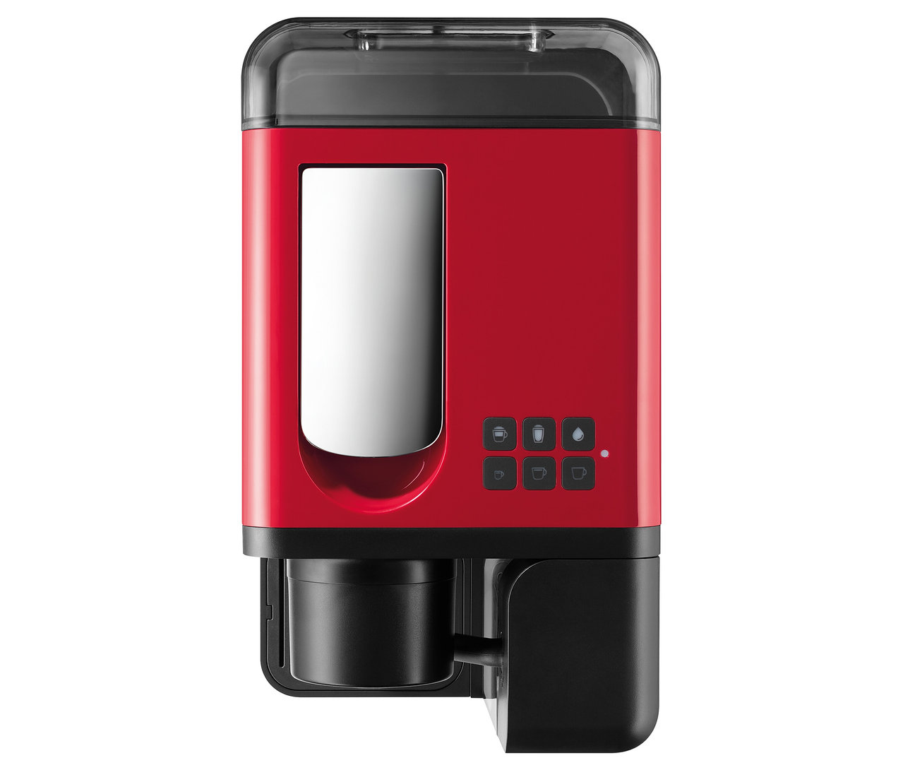 Rote Cafissimo milk Kaffeemaschine.