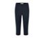 Dunkelblaue 3/4-Stretchhose.