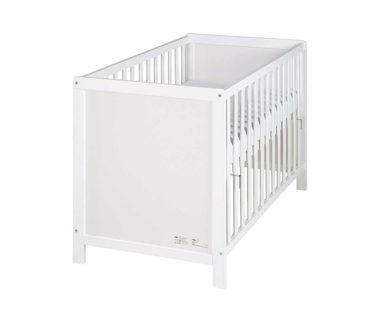 Weißes roba Kinderzimmer-Set Bett.