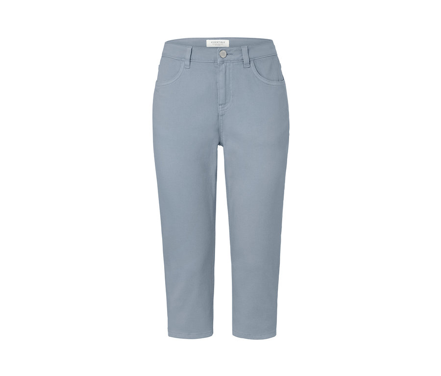 Helleblaue Capri-Denim »Fit Mara«.