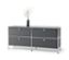 Graues Lowboard Metall »CN3« mit 4 Schubladen.