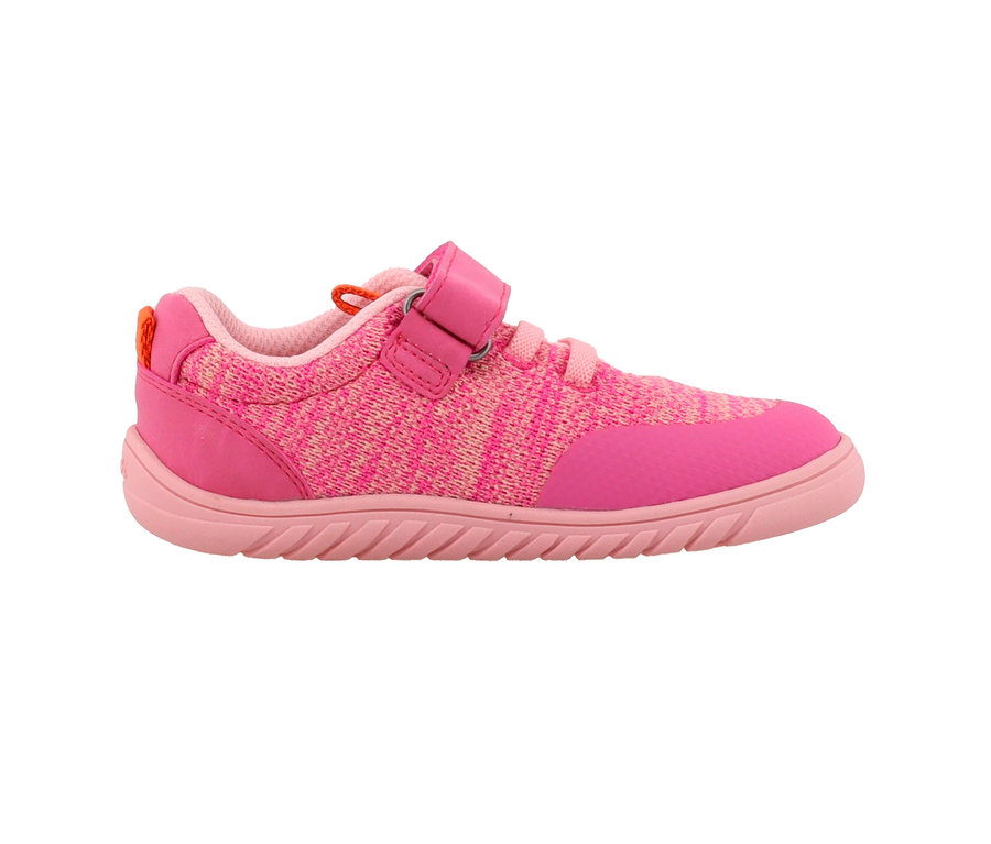 Ein einzelner rosa Lurchi Sneaker »Barefoot«.