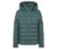 Aqua Steppjacke mit Kapuze.