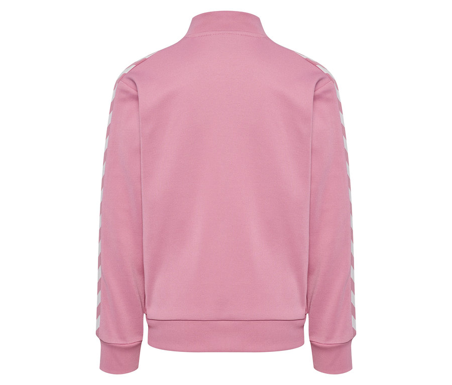 Rosa HUMMEL HMLJR Archive Reg Poly Zip Jacket von hinten.