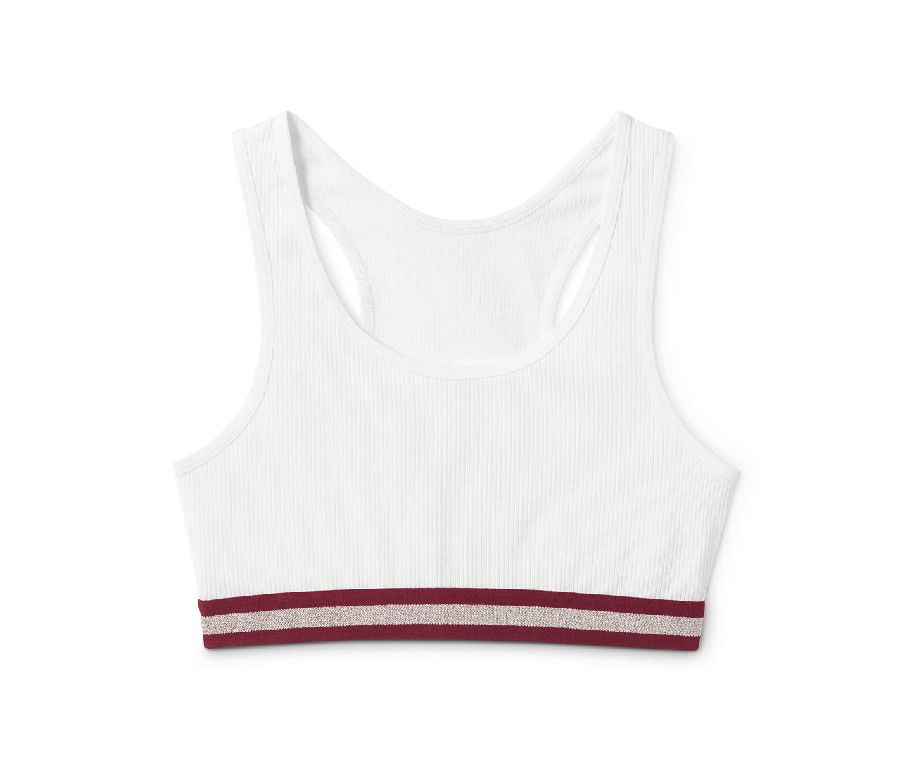 Weißes Bustier aus einem 3er Set.