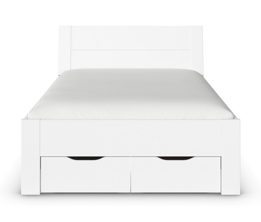 Weißes rauch Bett »Aditio Beds«, 140 cm.