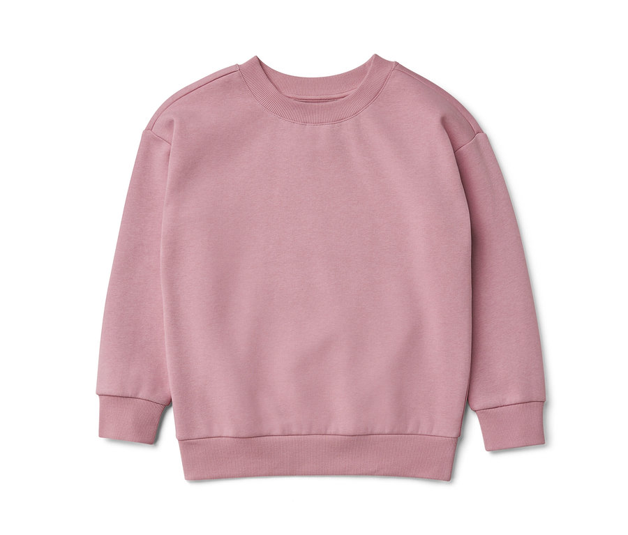 Rosa Kinder-Sweatshirt.
