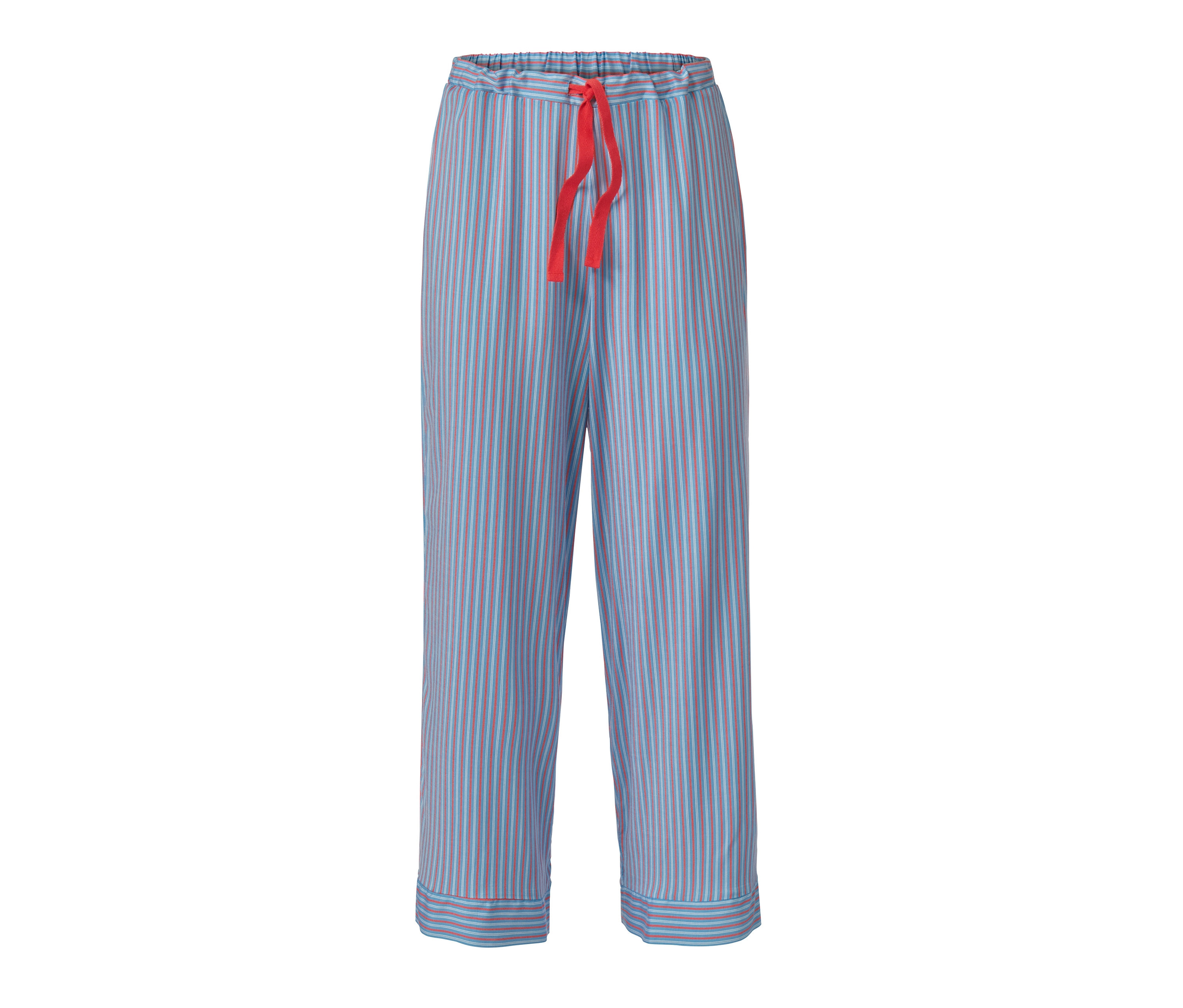 Eine Relaxhose mit rotem Kordelzug.