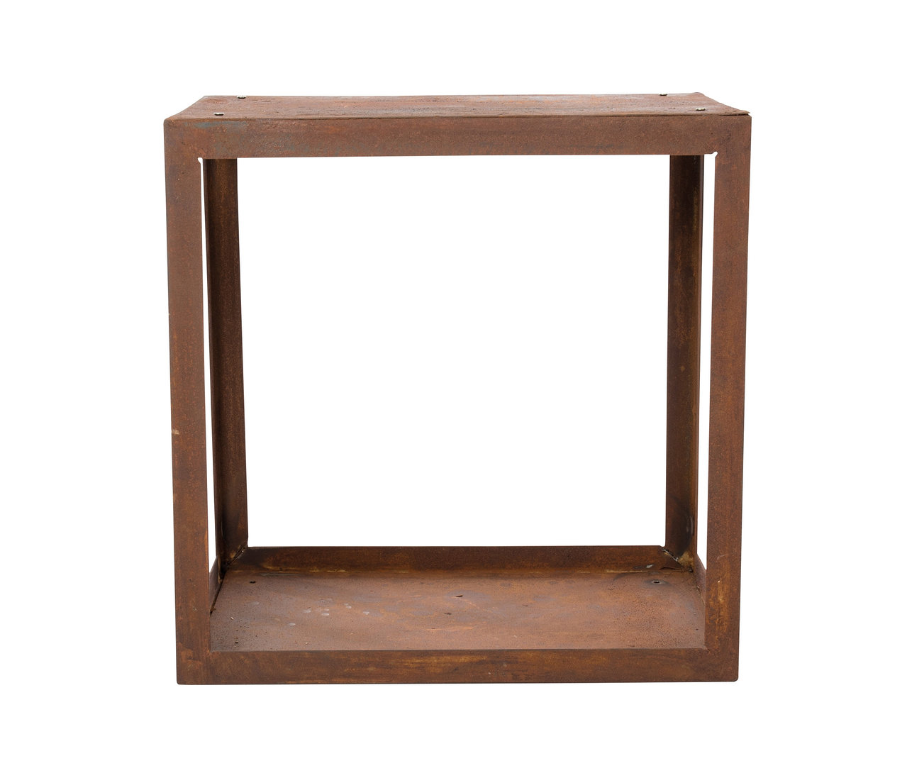 Modulares Brennholzregal.