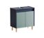Waschbeckenunterschrank »Lovis«, nachtblau/taubenblau, 57 cm.