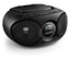 Schwarzer Philips CD-Boombox »AZ215«.