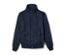 Dunkelblaue Kinder-Blouson mit Reißverschluss.