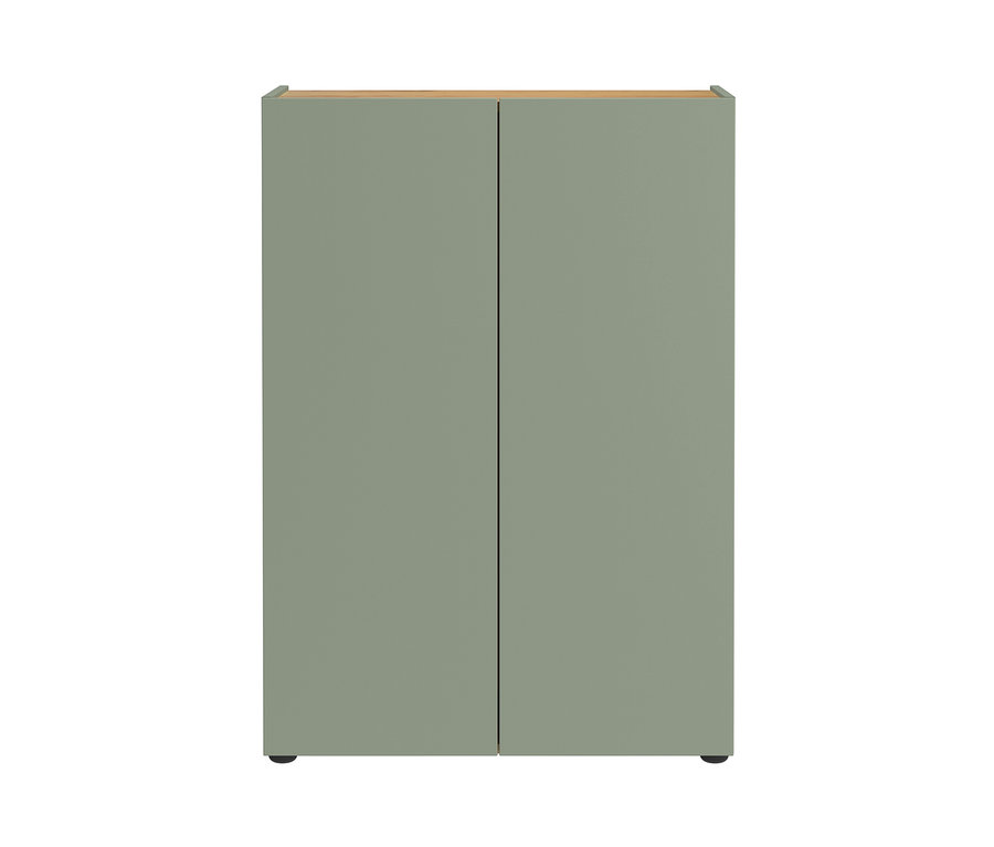 Taupefarbener Schuhschrank Alviano.