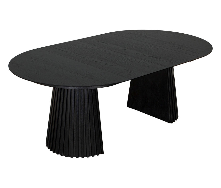 Schwarzer DeVries Esstisch »Oria Oak«.