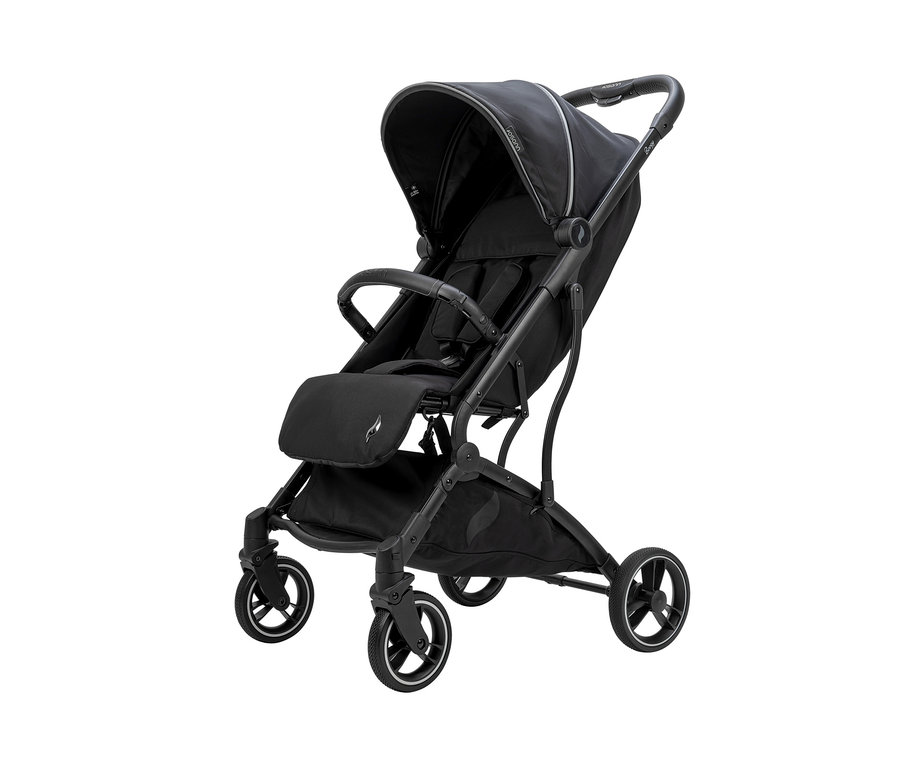 Ein schwarzer Osann Sportwagen »Boogy«.