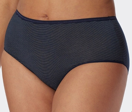 Detailansicht von SCHIESSER Midislips mit Modal, 2 Stk., dunkelblau, Streifen.