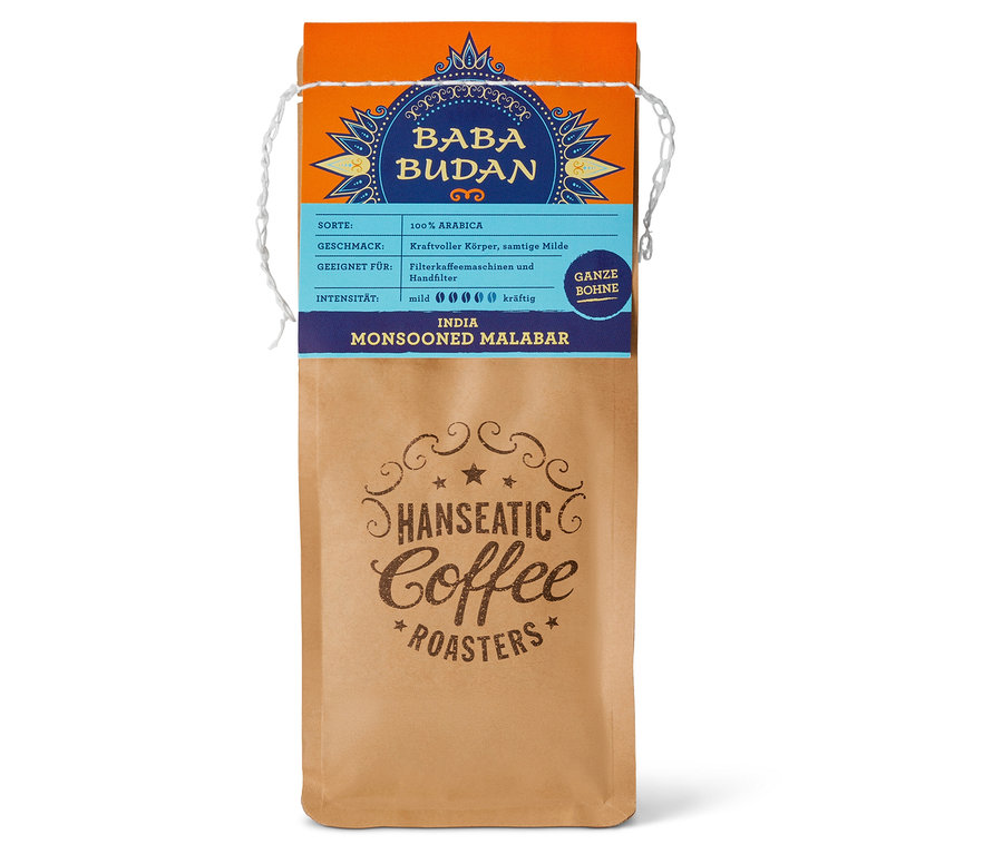 Hanseatic - Baba Budan Filterkaffee - 250 g Ganze Bohne