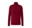 Rotes Thermofunktionsshirt mit langen Ärmeln und schwarzem Reißverschluss.