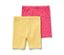 2 Kinder-Radler-Leggings, pink und gelb - Gelb und pink
