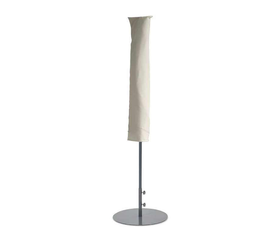 Leco Sonnenschirm*, Ø 300 cm, inkl. Abdeckhaube, grau.