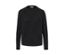 Zopfstrickpullover, schwarz - Schwarz