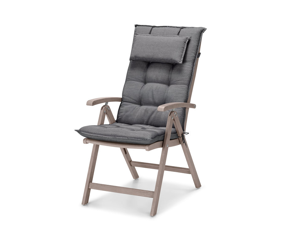 Grauer Hochlehner »Leira« mit verstellbarer Rückenlehne.