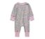 Geblümter Baby-Pyjama.