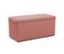 Rosa DOMO Hocker mit Staufach.